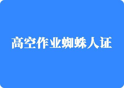 大学生免费操B视频网站高空作业蜘蛛人证